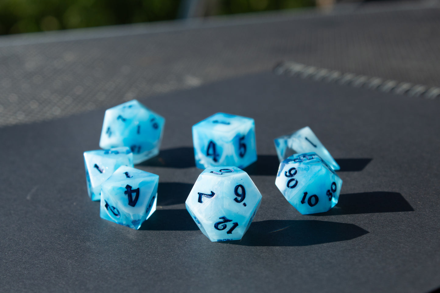 Icy Passage Handmade Dice Set